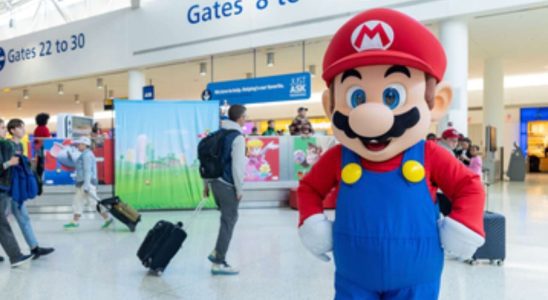Nintendo amène Switch et Mario lui-même dans l'un des plus grands aéroports du monde