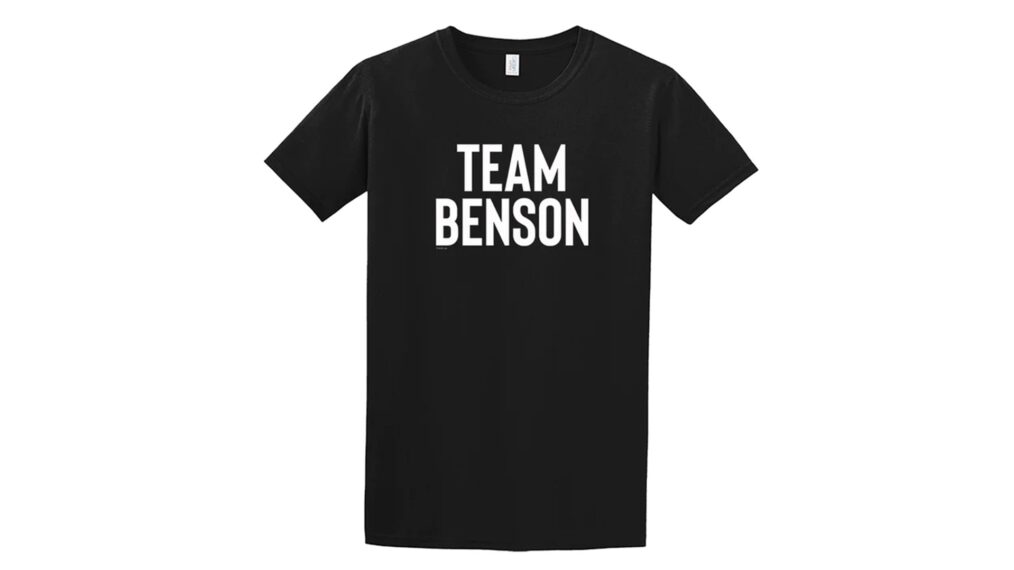 T-shirt de l'équipe Benson