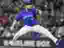 Le lanceur des Blue Jays Yariel Rodriguez fait ses débuts en MLB contre les Rockies au Rogers Centre de Toronto, le samedi 13 avril 2024.