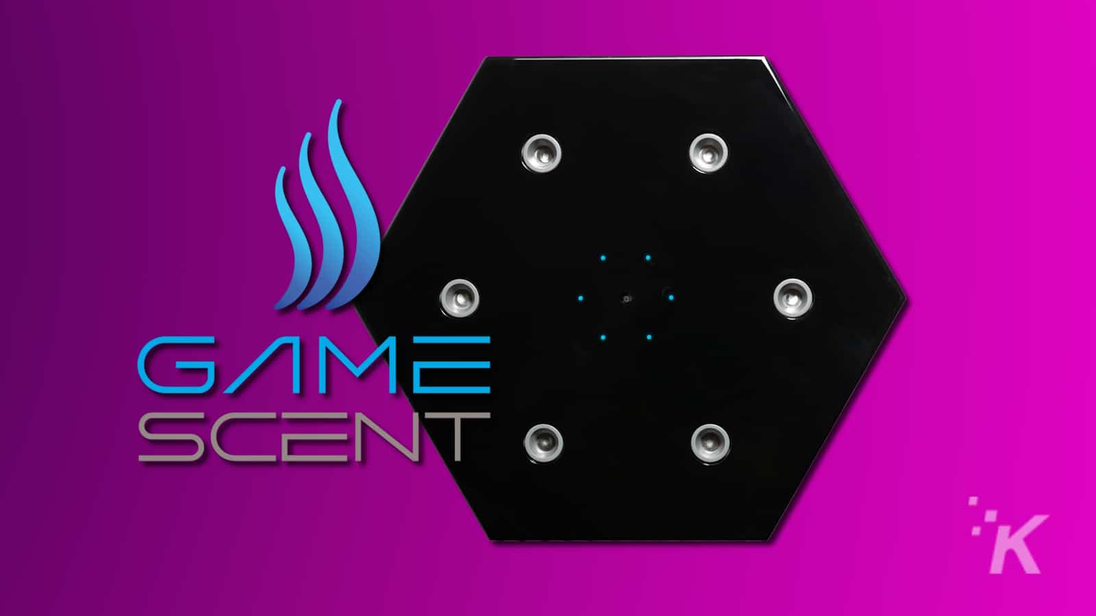 Emplacements de recharge et logo Gamescent