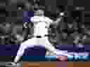 Yusei Kikuchi #16 des Blue Jays de Toronto livre un lancer en deuxième manche lors d'un match contre les Yankees de New York au Rogers Centre le 16 avril 2024 à Toronto, Ontario, Canada.