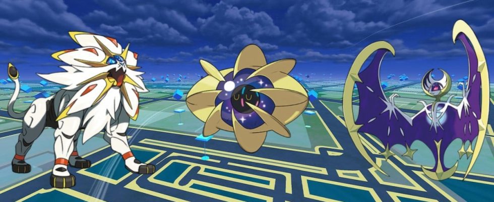 Cosmoem evolutions in Pokémon GO