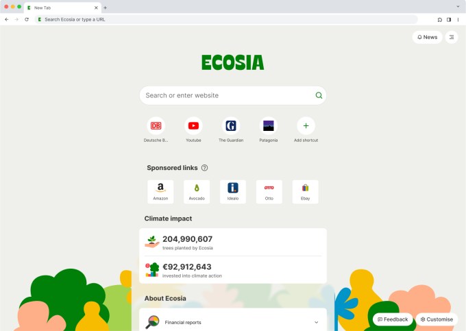 Navigateur Ecosia