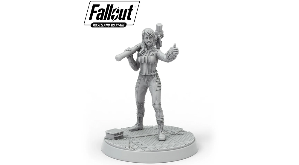 Fallout Wasteland Warfare Vault Girl mini