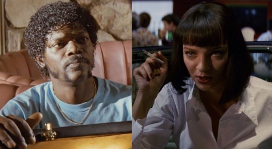 Sam Jackson and Uma Thurman star in 1994 cult classic Pulp Fiction