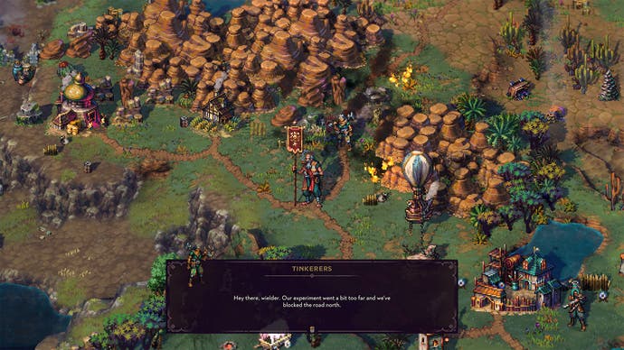 Capture d'écran de la campagne Songs of Conquest Barya