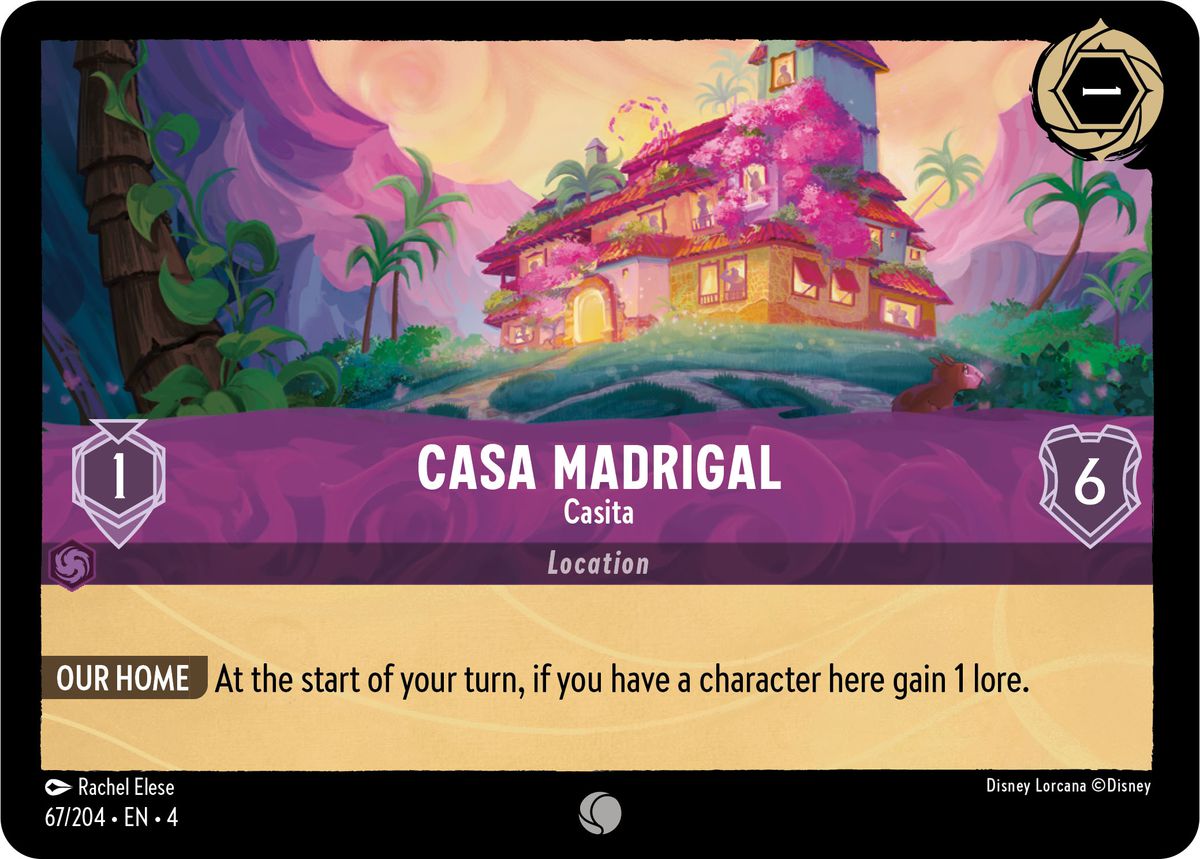 Case Madrigal, Casita est une carte de défense 6 qui ne rapporte du savoir que lorsqu'un personnage est là.