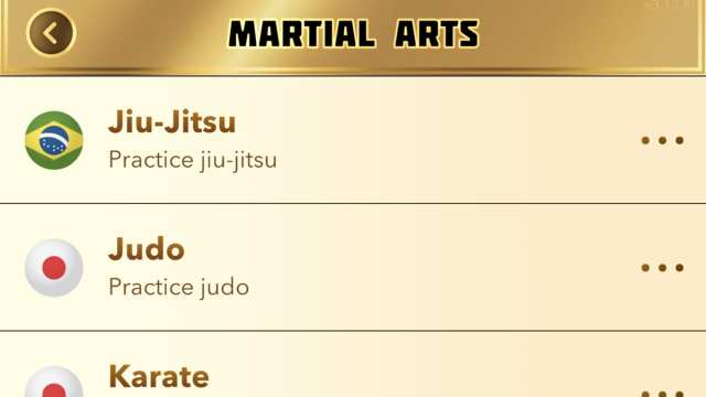 Arts martiaux BitLife Jiu-Jitsu