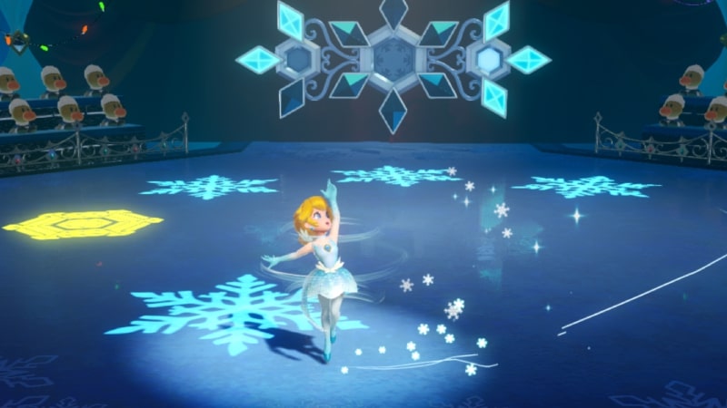 Protagonistes dansants dans les jeux vidéo Zelda Mario Luigi Toadstool Daisy