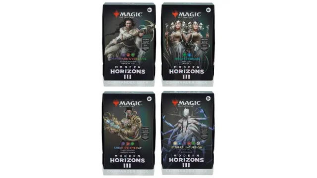 Les decks de commandant standard Magic The Rassemblement Modern Horizons 3