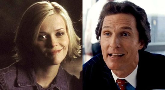 Reese Witherspoon and Matthew McConaughey side by side.