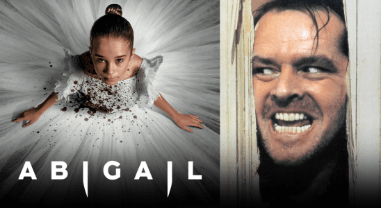 Alisha Weir in Abigail / Jack Nicholson in The Shining