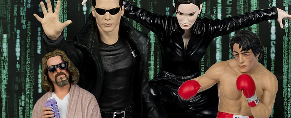 Cool Stuff : les nouveaux films Maniacs de McFarlane Toys incluent Matrix, Rocky et Big Lebowski