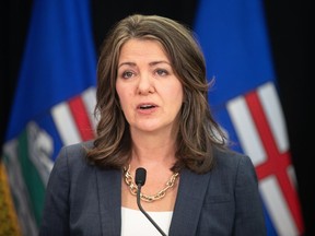 Danielle Smith, première ministre de l'Alberta.