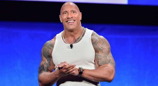 LAS VEGAS, NEVADA - APRIL 11: Dwayne Johnson speaks onstage at Walt Disney Studios' 2024 presentation highlighting its upcoming release schedule at The Colosseum at Caesars Palace during CinemaCon, the official convention of the National Association of Theatre Owners, on April 11, 2024 in Las Vegas, Nevada. (Photo by Jerod Harris/Getty Images for CinemaCon)