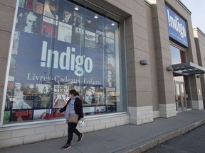 Une librairie Indigo vue le mercredi 4 novembre 2020 à Laval, Québec.