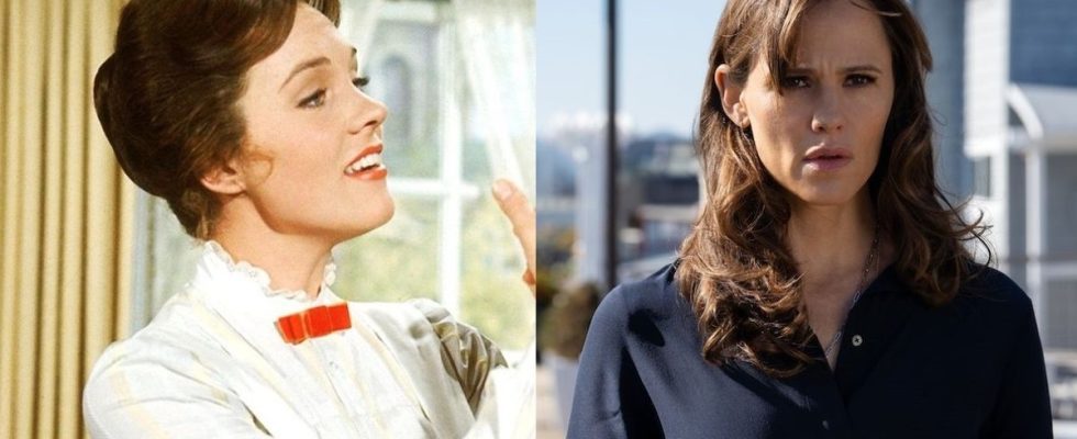 Julie Andrews in Mary Poppins/Jennifer Garner in The Last Thing He Told Me