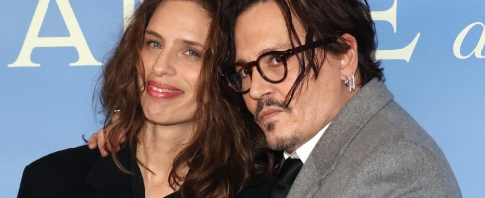 LONDON, ENGLAND - APRIL 15: Maïwenn and Johnny Depp attend the "Jeanne du Barry" UK Premiere at The Curzon Mayfair on April 15, 2024 in London, England
