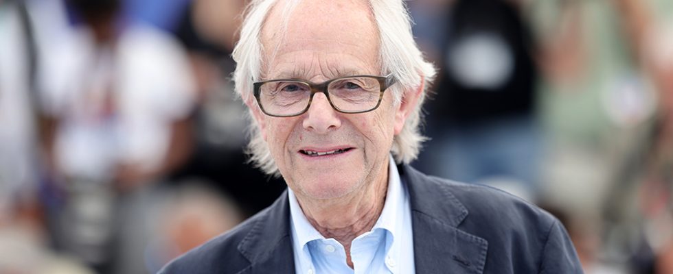 Ken Loach attends "The Old Oak" photocall at the 76th annual Cannes film festival in 2023.