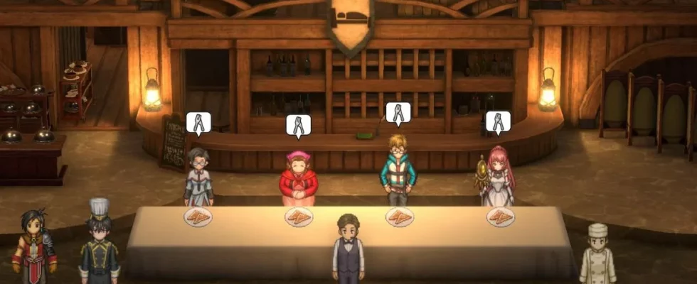 Screenshot of the Cooking Battle minigame in Eiyuden Chronicle: Hundred Heroes.