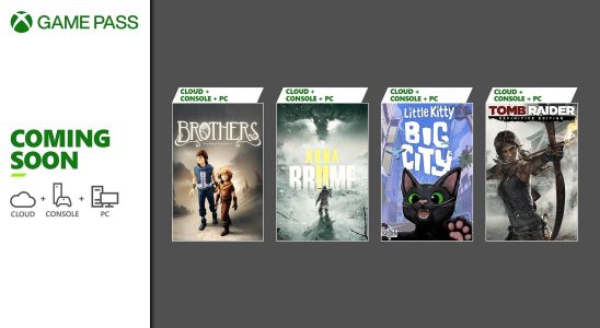 Le Xbox Game Pass ajoute Tomb Raider : Definitive Edition, Kona II : Brume, Little Kitty, Big City et bien plus début mai