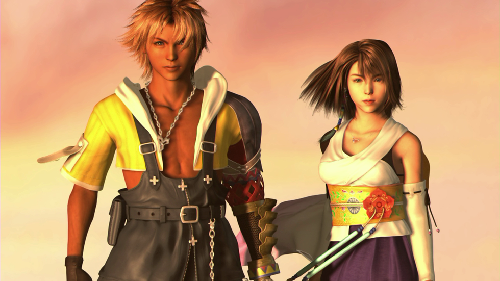 Tidus et Yuna dans Final Fantasy 10