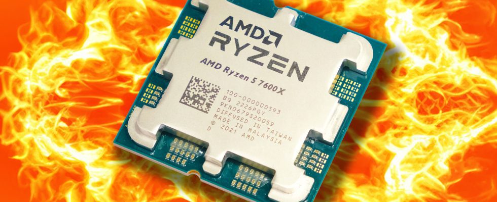 Le prix du Ryzen 5 7600X d'AMD vient de chuter de 40 %