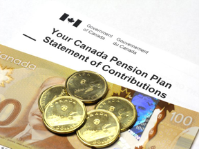 Relevé du Régime de pensions du Canada et dollars
