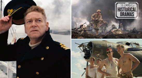 50 Best Historical Dramas Wartime (Dunkirk, The Pacific, Masters of the Air)