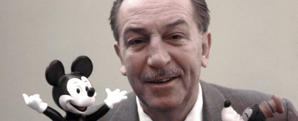 Walt Disney poses for a portrait circa 1955 in Los Angeles, California.