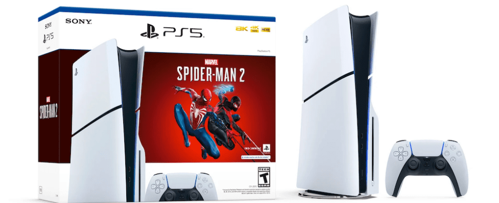 L’offre groupée PS5 Slim Spider-Man 2 est toujours disponible, mais uniquement sur Amazon et Best Buy