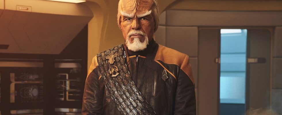 Michael Dorn as Worf in Star Trek: Picard Season 3 promo picture