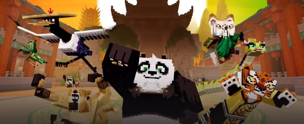 Minecraft Marketplace ajoute le DLC Kung Fu Panda