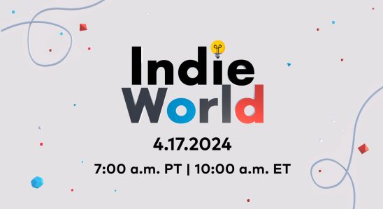 Nintendo Indie World Showcase prévu pour le 17 avril