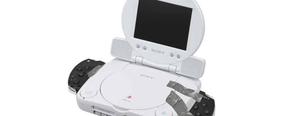 PlayStation portable créée par Modder, combine une technologie vintage avec beaucoup de colle chaude