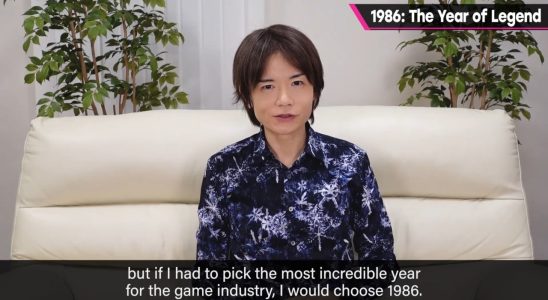 Random : Sakurai parle de "l'année la plus incroyable pour l'industrie du jeu vidéo"