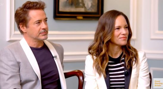 RDJ and Susan Downey appearing on Good Morning Britain