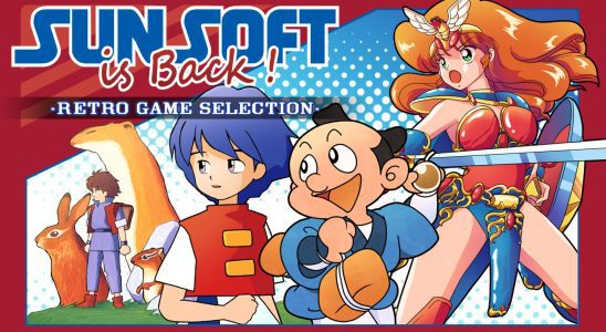 SUNSOFT est de retour !  Retro Game Selection sera lancé le 18 avril au Japon sur Switch et PC