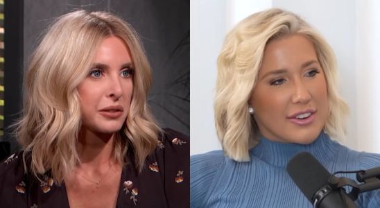 From left to right: screenshots of Lindsie Chrisley and Savannah Chrisley.