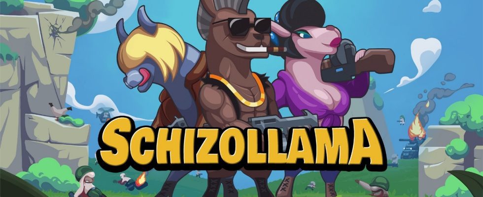Schizollama, le jeu de plateforme run-and-gun, arrive sur Switch