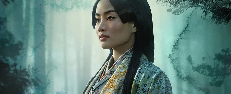 Anna Sawai as Toda Mariko in cropped poster art for FX's Shogun