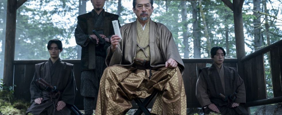 Kashigi Omi and Hiroyuki Sanada in Shogun Season 1x10