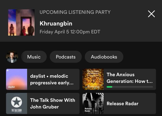 Soirée d'écoute Khurangbin Spotify