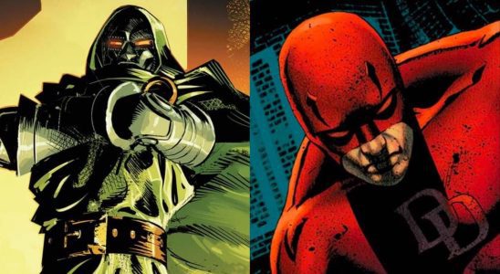 Marvel Comics artwork of Doctor Doom and Daredevil