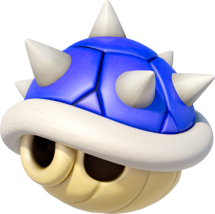 Carapace de tortue bleue Mario Kart 8