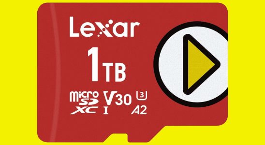 Achetez une carte MicroSD Lexar de 1 To pour près de 50 % de réduction sur Amazon