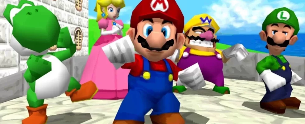 Super Mario 64 DS keyart