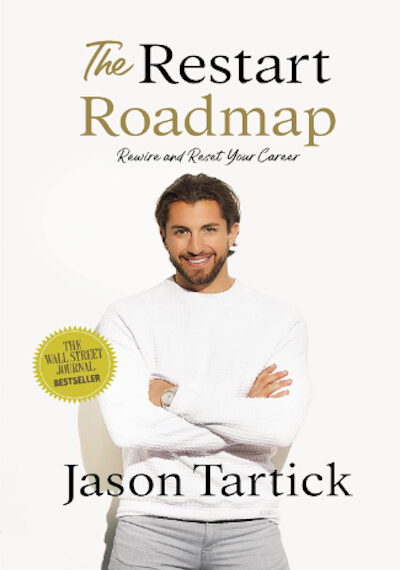 Jason Tartick en couverture de « The Restart Roadmap »
