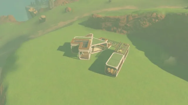 Maison de style ranch dans The Legend of Zelda : Tears of the Kingdom.