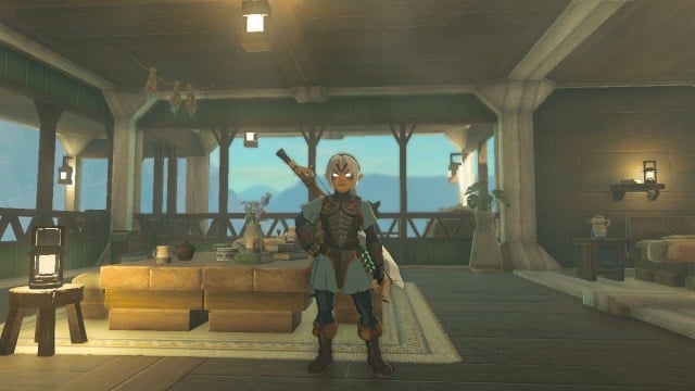 Intérieur du penthouse dans The Legend of Zelda : Tears of the Kingdom.